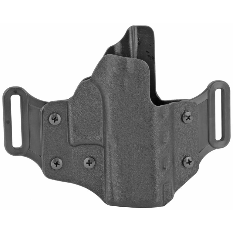 DeSantis Gunhide Veiled Partner OWB Belt Holster #195 - Glock 43, 43X, 43X MOS, With or Without Red Dot Sight, Right Hand, Black