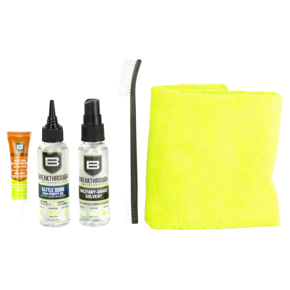 Breakthrough Clean Technologies, Basic kit, Military-Grade Solvent & High Purity Oil, 2oz each