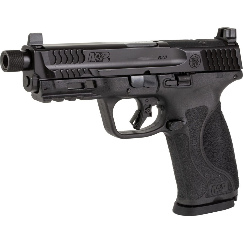 Smith & Wesson M&P9 2.0 Polymer Frame Pistol Full Size 9MM Threaded Barrel Black - Image 2