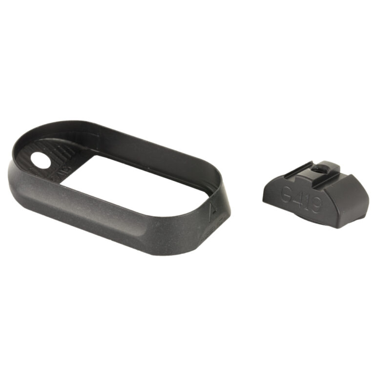 Agency Arms Magwell No Back Strap For Glock 19 Gen4 Black