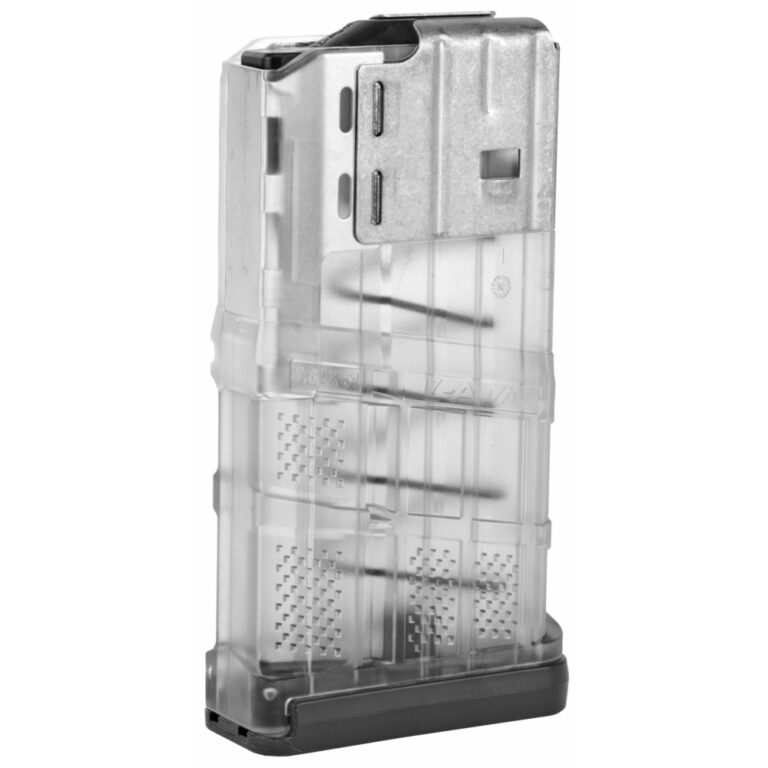 Lancer L7 Advanced Warfighter Magazine 308 Winchester/7.62 NATO/6.5 Creedmoor 20 Rounds Translucent Clear