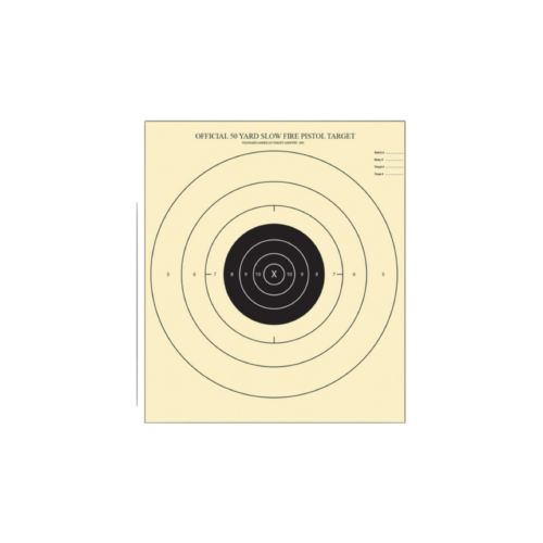 Action Target B-6 50 yard Slow Fire Target (Box of 25)