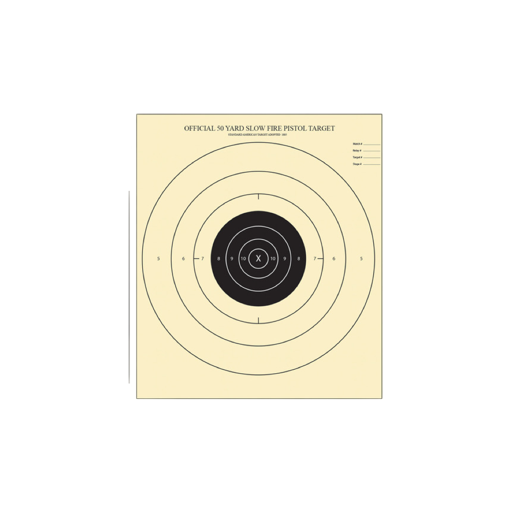 Action Target B-6 50 yard Slow Fire Target (Box of 25)