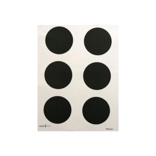 SpeedWell Targets DOD 6 Dot Target (Box of 500)