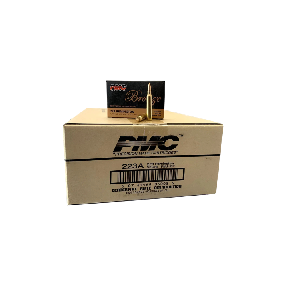 PMC .223 55gr FMJ 1000 Round Case
