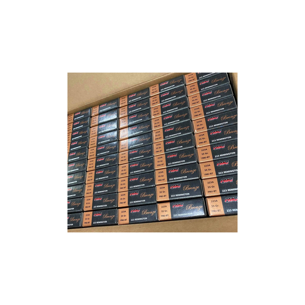 PMC .223 55gr FMJ 1000 Round Case - Image 3