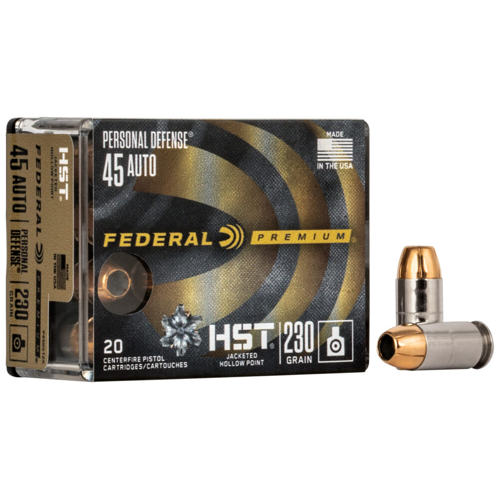 Federal Premium 45ACP 230 Grain Jacketed Hollow Point